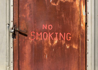 No Smoking Door