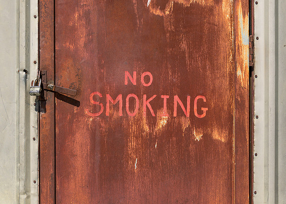 No Smoking Door