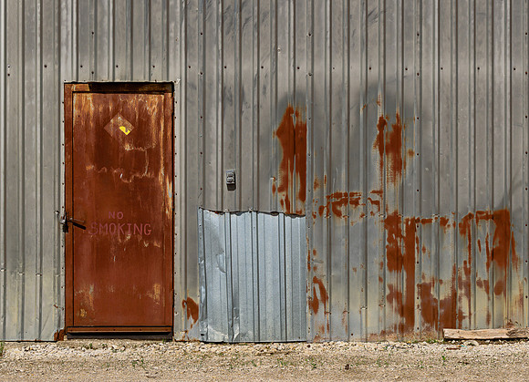 No Smoking Door