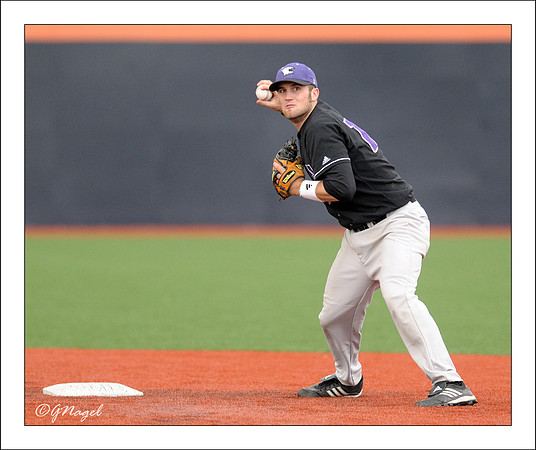 The throw from 2B