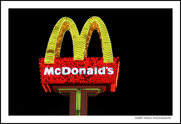McDonald's goes neon