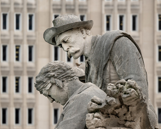 The Dying Soldier Sculpture