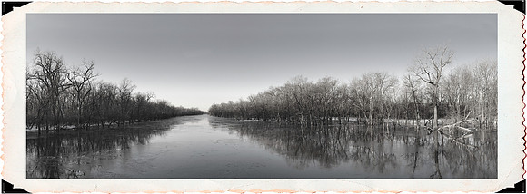 Des Plaines River panoramic