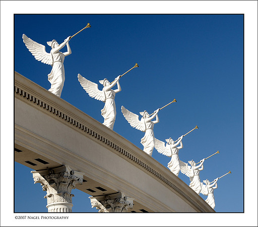 Trumpeting angels