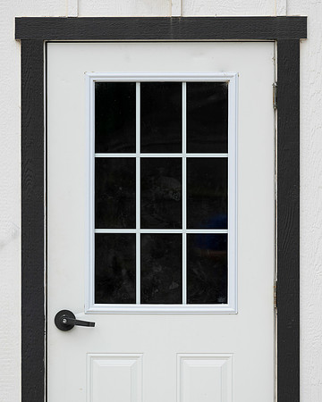 Black and White Door