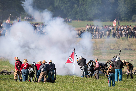 "Thundering Hell" reenactment