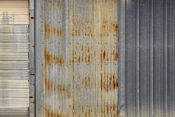 Rusty Steel Wall