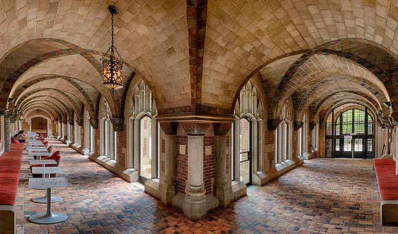 Saieh Hall Cloister