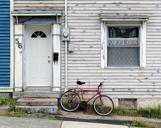 Bicycle by door