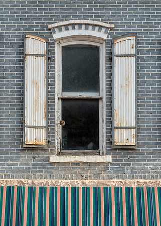 Window with shutters