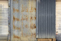Rusty Steel Wall