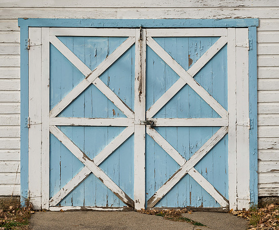 Powder Blue Doors