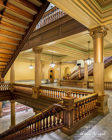 Golden staircase