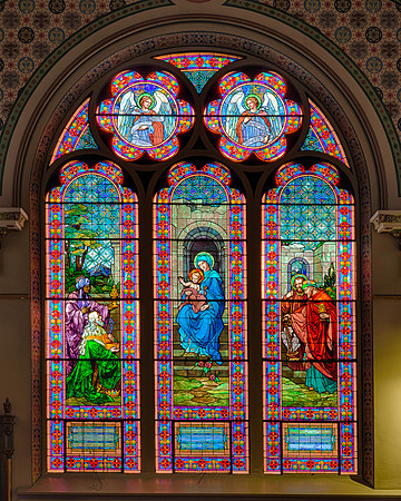 Stained glass window