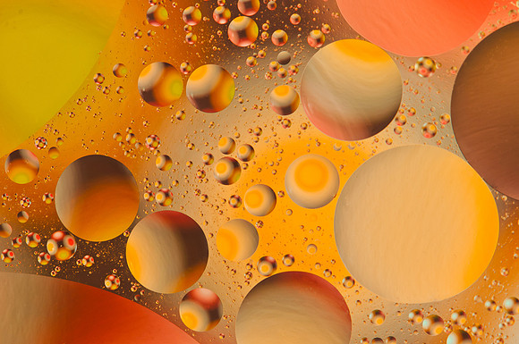 Oil and water abstract