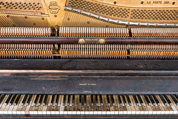 Antique piano