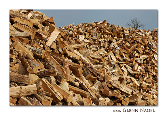 Mountains of firewood