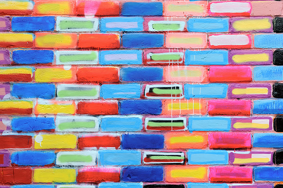 Painted bricks