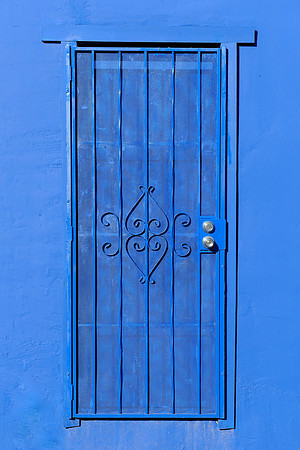 Blue door