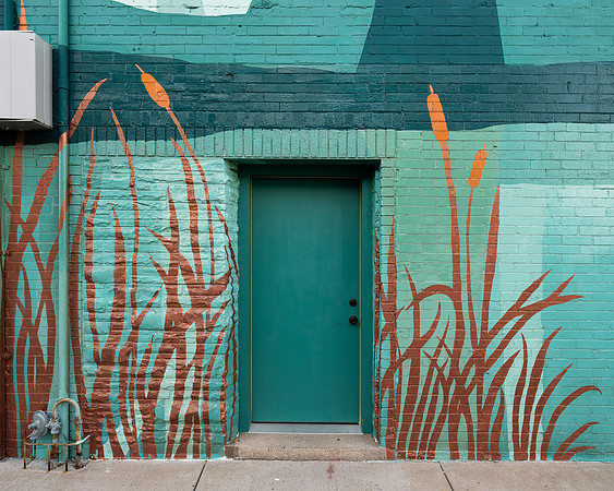 Green door