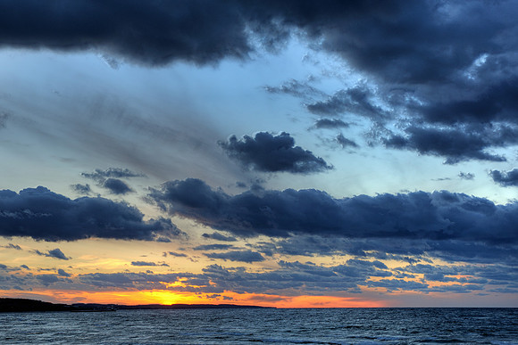 Sunset over Little Traverse Bay
