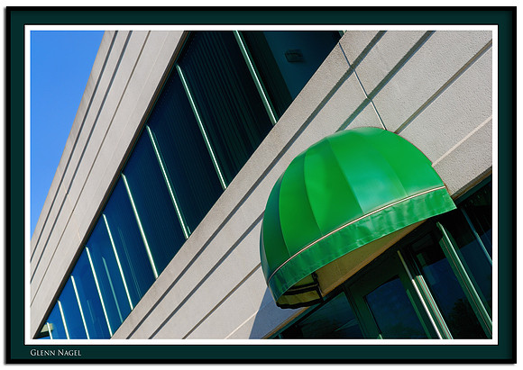 Green umbrella