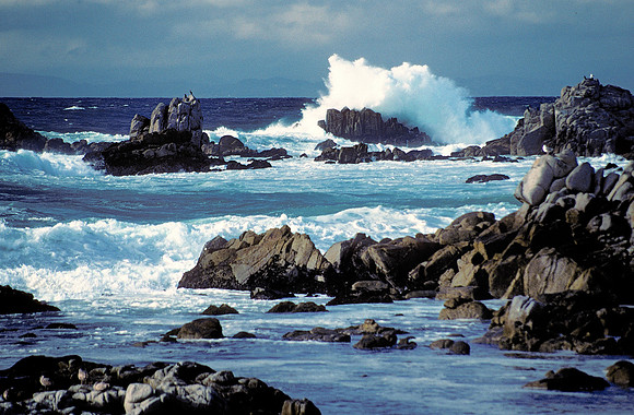 Crashing wave
