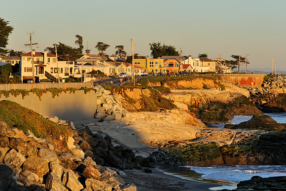 Houses on West Cliff Drive