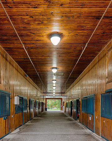 Mounted police barn