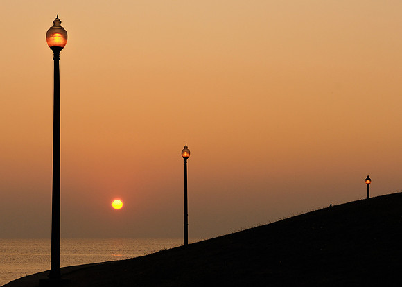 Sunrise silhouette