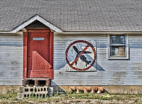 No airport