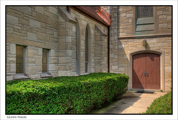 Side entrance