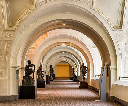 Museum corridor