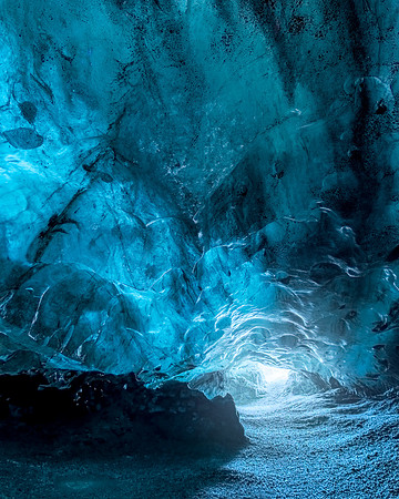 Iceland ice cave