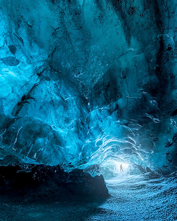 Iceland ice cave