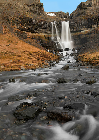 Iceland waterfall
