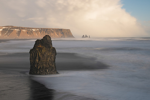 Dyrholaey sea stacks