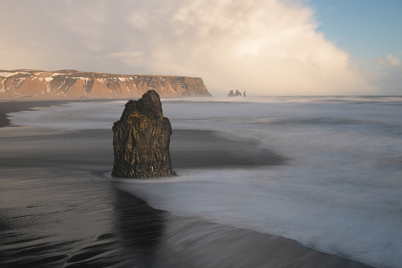 Dyrholaey sea stacks