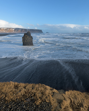 Dyrholaey sea stacks