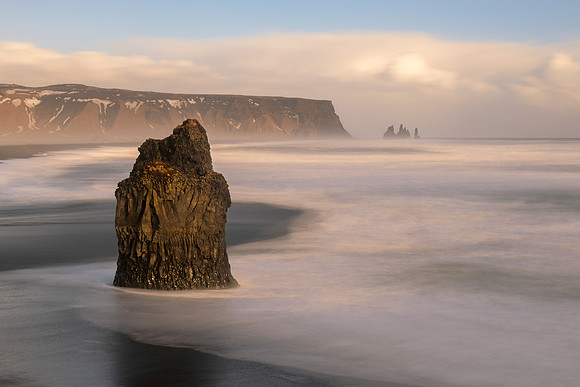 Dyrholaey sea stacks