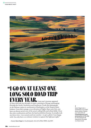 Palouse in Travel & Leisure magazine