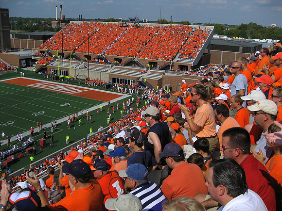 North end zone