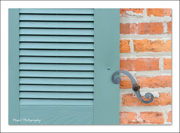 Green shutters