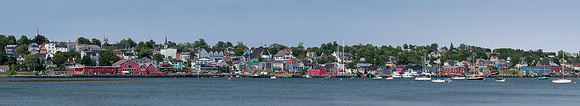 Lunenburg waterfront panorama