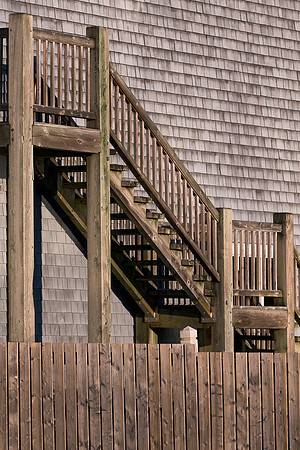 Wooden stairs