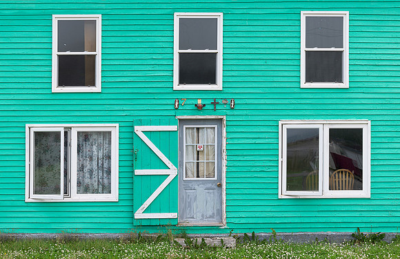 Turquoise house