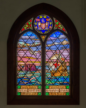 Cabot stained glass window