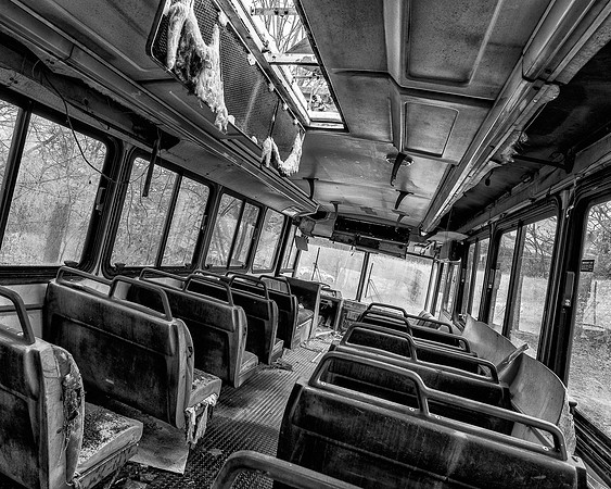 Abandoned bus