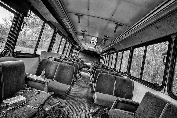 Abandoned bus