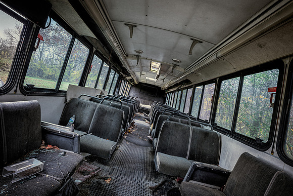 Abandoned bus